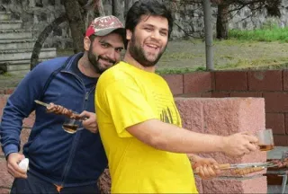 😁 b3590e78 people, food, friends, barbecue telegram sticker