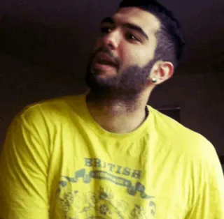 ☺️ bca28268 BRITISH SOLDIER man, portrait, beard, t-shirt, british soldier, facial hair telegram sticker