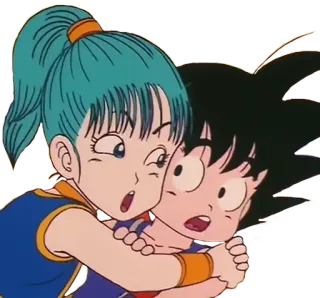 😚 47f387d2 Bulma Dragon Ball 龙珠, 动漫, 布尔玛, 悟空, 卡通, 动画, 角色 whatsapp sticker