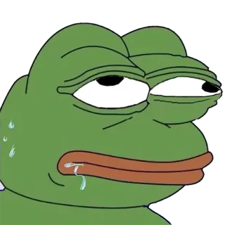 🐸 3c7528a6 Pepe the Frog rana, meme, pepe, internet, divertente, pigro telegram sticker