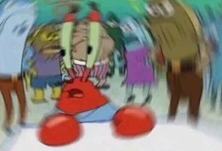 😫 1e455f0e Mr. Krabs Spongebob Squarepants Meme, Tuan Krab, Spongebob, Kartun, Nickelodeon telegram sticker
