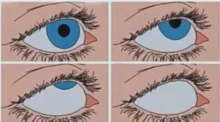 🙄 a2b64699 mata, memutar mata, mata berputar, sarkasme, ekspresi, mata kartun telegram sticker