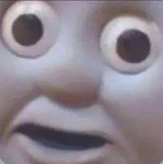 😧 cb4ac41e Meme, Wajah, Lucu, Terkejut, Ekspresi telegram sticker