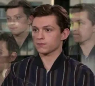 🥀 214412cd Tom Holland นักแสดง, คนดัง, ทอม ฮอลแลนด์, ภาพเหมือน telegram sticker