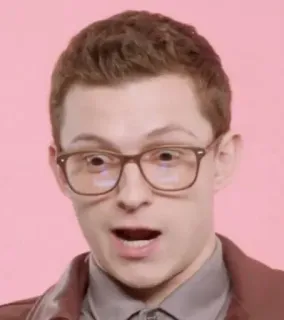 🥀 78474d32 Tom Holland นักแสดง, คนดัง, ภาพเหมือน, ผู้ชาย, แว่นตา, ฮอลลีวูด telegram sticker