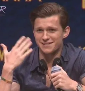 🥀 7fe569bb Tom Holland คนดัง, นักแสดง, ผู้ชาย, ภาพเหมือน telegram sticker