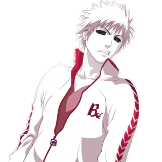 😒 a88f0da4 Ichigo Kurosaki Bleach anime, bleach, ichigo, manga, kurosaki telegram sticker