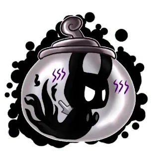 👻 8abe3e52 spirit, monster, container, dark, demon telegram sticker