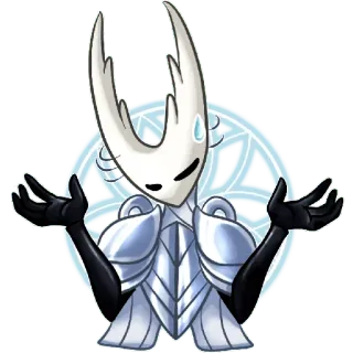 🤷‍♂️ bd8e9c25 The Hollow Knight Hollow Knight hollow knight, video game, character, pale king, vessel telegram sticker