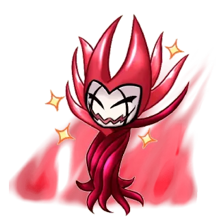 😈 c03f6957 Grimm Hollow Knight grim, hollow knight, video game, horror telegram sticker