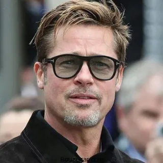 👌 44697a48 Brad Pitt Brad Pitt, ator, celebridade, óculos de sol, retrato telegram sticker