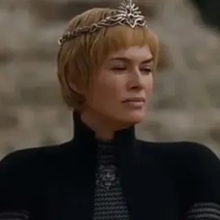 😐 81484ba9 Cersei Lannister Game of Thrones Cersei Lannister, Game of Thrones, reine, couronne, fantaisie, portrait telegram sticker