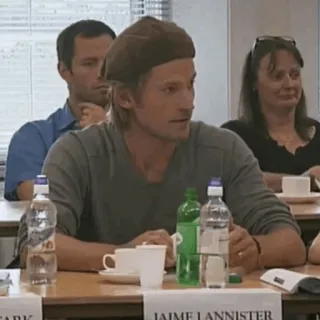 😐 ac246ae5 Jaime Lannister Game of Thrones JAIME LANNISTER Jaime Lannister, Game of Thrones, série télé, acteur, Nikolaj Coster-Waldau telegram sticker