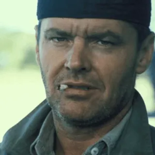 🤕 ffd0f7a1 Jack Nicholson, fumando, película, actor telegram sticker