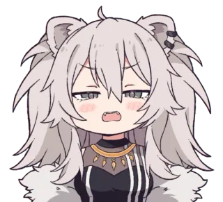🦁 9664b18a Shishiro Botan Hololive Anime, Vtuber, Shishiro Botan, Hololive, Süß, Löwe, Charakter telegram sticker