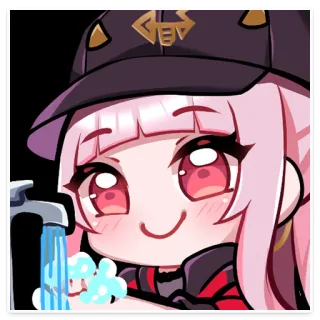 🧼 130d613e Cartone animato, Lavaggio, Mani, Pulito telegram sticker