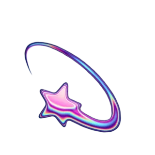 💫 3f3d040b Stern, Sternschnuppe, holografisch, irisierend, Glitzer, glänzend, himmlisch telegram sticker