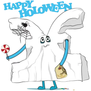 👻 8e886c05 HAPPY HALLOWEEN ฮาโลวีน, ผี, ลูกอม, วันหยุด, สติกเกอร์, รื่นเริง telegram sticker