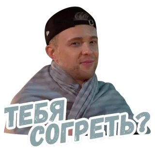 😍 20a24242 ТЕБЯ СОГРЕТЬ? 男人, 俄罗斯, 温暖, 灰色, 问题 telegram sticker