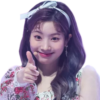 🔫 f0ce23bb femme, K-pop, chanteuse, célébrité, pistolet avec les doigts telegram sticker