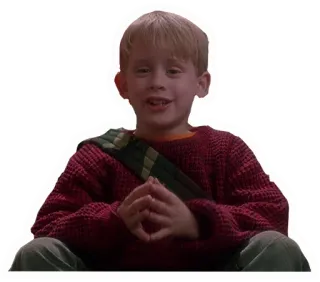 😊 2bb22f42 Kevin McCallister Home Alone Macaulay Culkin, Mi Pobre Angelito, Kevin, Navidad, Película, Niño, Chico telegram sticker