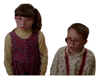 👧 497924cc A Christmas Story Navidad, Película, Niños, Retro telegram sticker