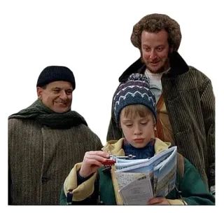 📰 a099ce9c Kevin McCallister Home Alone película, navidad, mi pobre angelito, kevin mccallister, familia telegram sticker