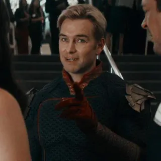 🇺🇸 3ec0233c Homelander The Boys superheld, schurk, slecht, bedreigend, superkracht telegram sticker