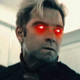 🇺🇸 b038f10d Homelander The Boys superheld, schurk, ogen, The Boys, Amazon telegram sticker