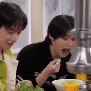 🎀 0aec752c 吃, 食物, 人, 筷子, 韩式烤肉 telegram sticker