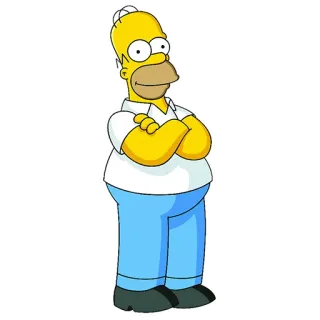 😊 f6c8e19e Homer Simpson The Simpsons 荷马, 辛普森, 卡通, 动画, 电视剧, 喜剧 telegram sticker