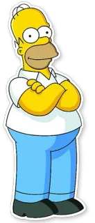 Homer Simpson telegram stickers