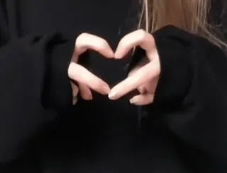 💗 9cd6d7f6 coração, amor, mãos, gesto telegram sticker