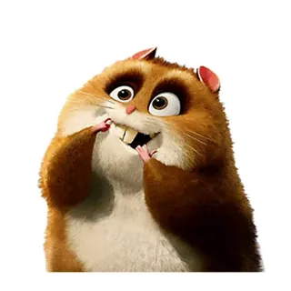 😆 46d4a132 hamster, dier, knaagdier, schattig, cartoon, grappig telegram sticker