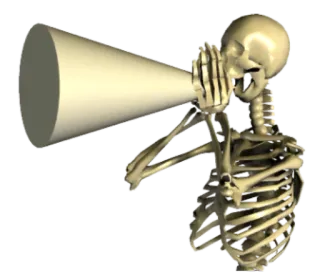 @tikelmu Honest skeleton! telegram stickers