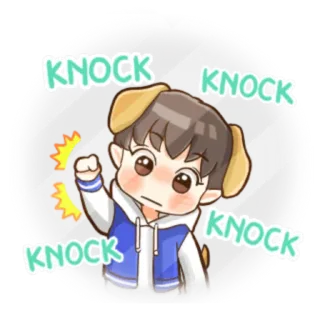 Hoodie Boy Pa-chan @stickerscar telegram stickers