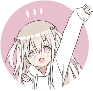 😆 b48a52db Anime, Kartun, Gadis, Lucu, Kawaii, Stiker telegram sticker