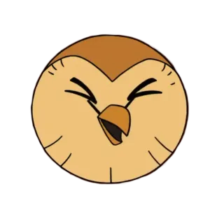 😵 e89e9230 Hooty The Owl House Cartoon, Eule, Hooty, The Owl House, lustig, süß telegram sticker