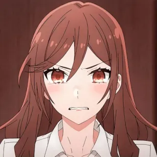 🍥 30a14849 anime, meisje, schattig, cartoon, portret whatsapp sticker