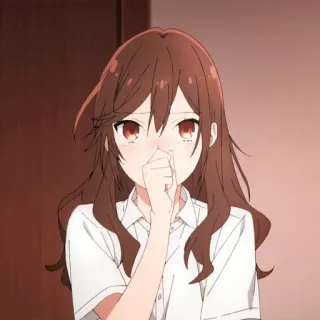 🍥 72376c39 anime, meisje, cartoon, portret, personage, illustratie whatsapp sticker