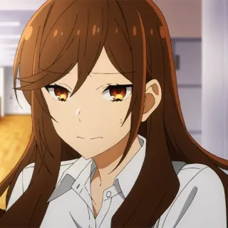 ✏️ 2ea0acc9 fille anime, personnage, cheveux bruns telegram sticker