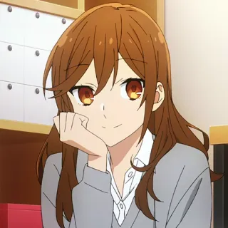 📚 3b1df775 Anime, Fille, Dessin animé, Cheveux bruns, Mignon telegram sticker