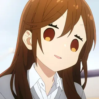 ✏️ 5fff3791 Hori Kyouko Horimiya Anime, Mignon, Fille, Horimiya, Hori Kyouko telegram sticker