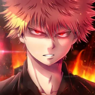 ♥ 8d3178a7 Bakugo Katsuki My Hero Academia Anime, Manga, Personnage, My Hero Academia, Bakugo, Katsuki telegram sticker