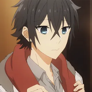 ✏️ 1c63722b Izumi Miyamura Horimiya anime, boy, student, horimiya, manga telegram sticker