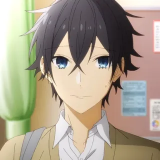 📚 2998f268 Izumi Miyamura Horimiya anime, manga, character, smile telegram sticker