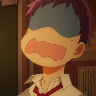 ✏️ 336c6b4e anime, shocked, face, surprised, boy telegram sticker