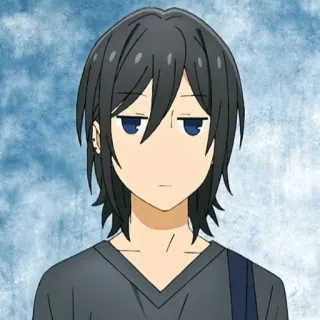✏️ 6cd68f70 Izumi Miyamura Horimiya anime, manga, boy, emotionless telegram sticker