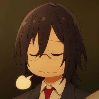 ✏️ 96585a9d anime, glasses, portrait, male, character, manga telegram sticker