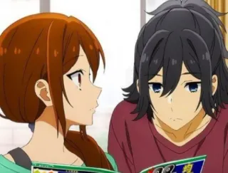 ✏️ 08a5776f Anime, Stel, Vrienden, School, Liefde whatsapp sticker